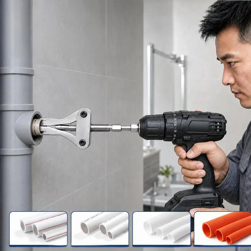 Multifunctional Broken Pipe & Screw Extractor Tool – Fits 1/2", 3/4", 1" Pipes, Removes Rusted/Damaged Faucet Bolts with Reverse Thread Design